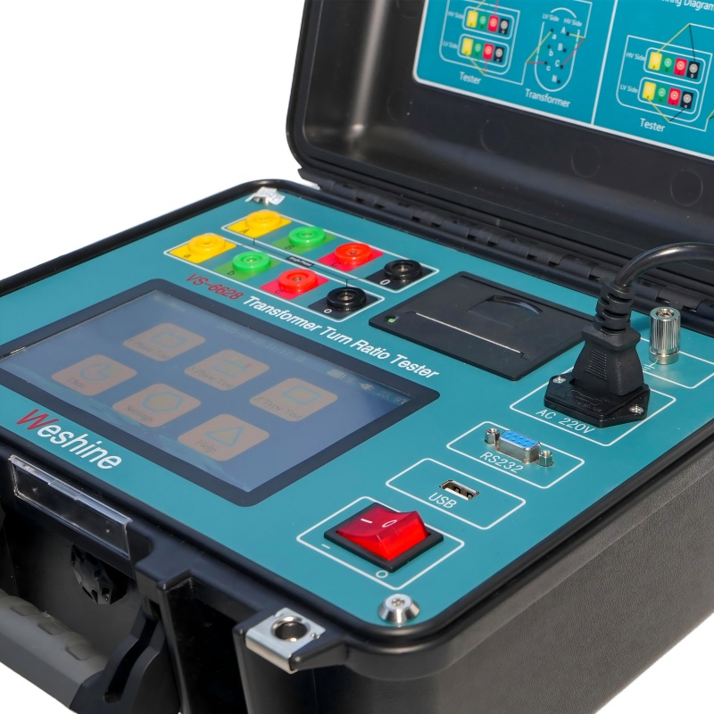 Test pomeru otáčok transformátora