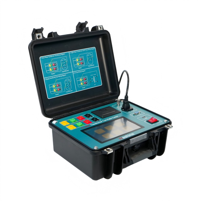 Test pomeru napätia transformátora